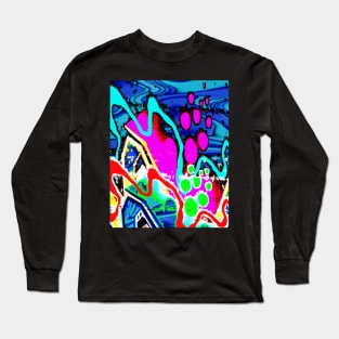 art punk abstract 23 Long Sleeve T-Shirt